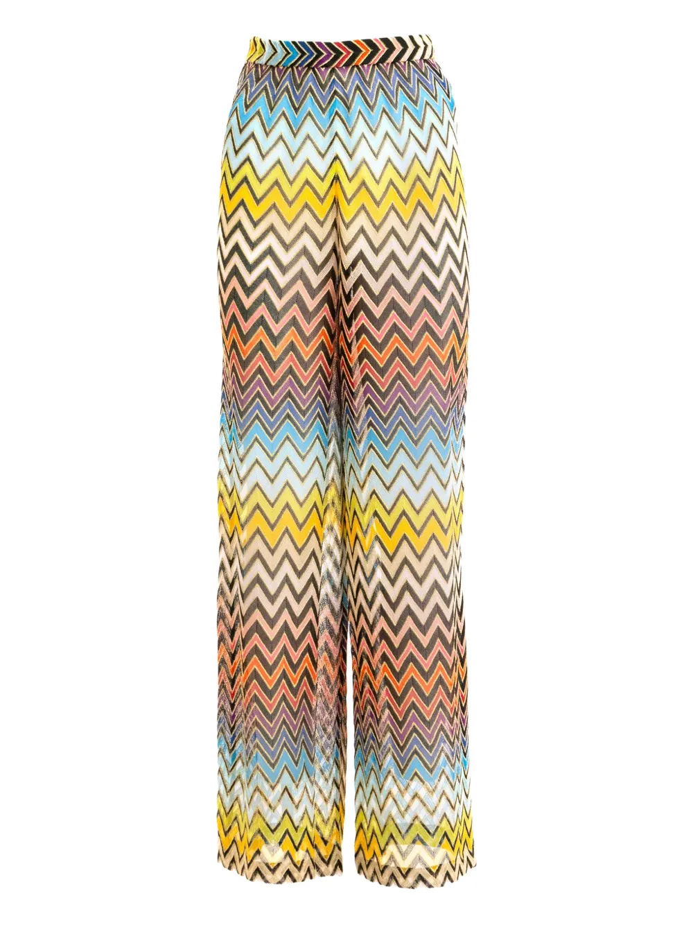 Missoni zigzag-patterned trousers Oranje