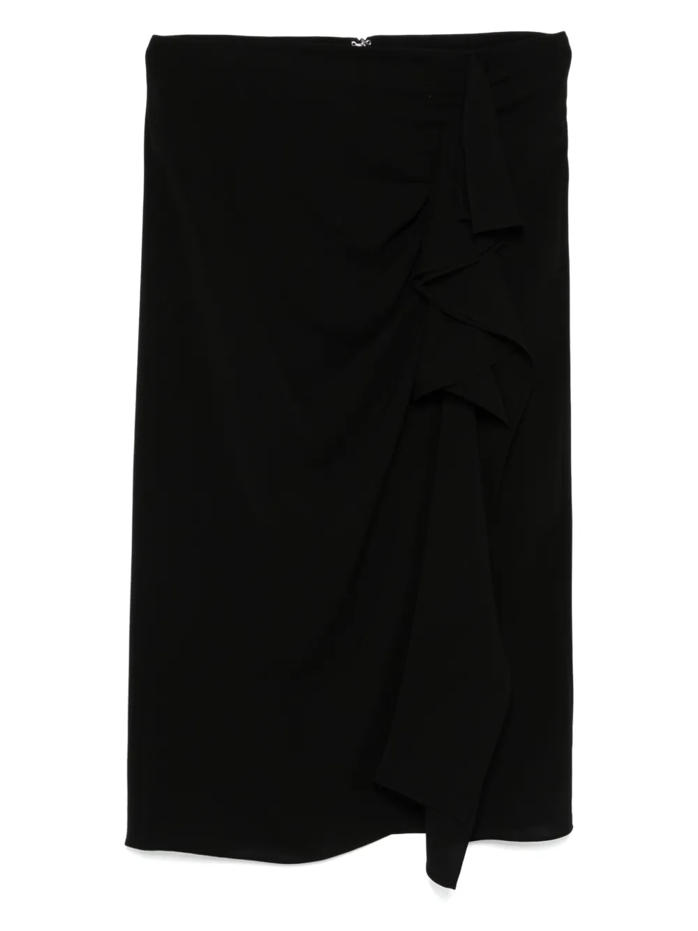 Max Mara Rok met ruches Zwart