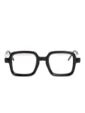 Kuboraum P1 square-frame glasses - Black
