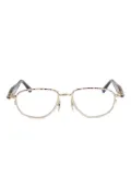 Kuboraum J71 metal-frame optical glasses - Gold