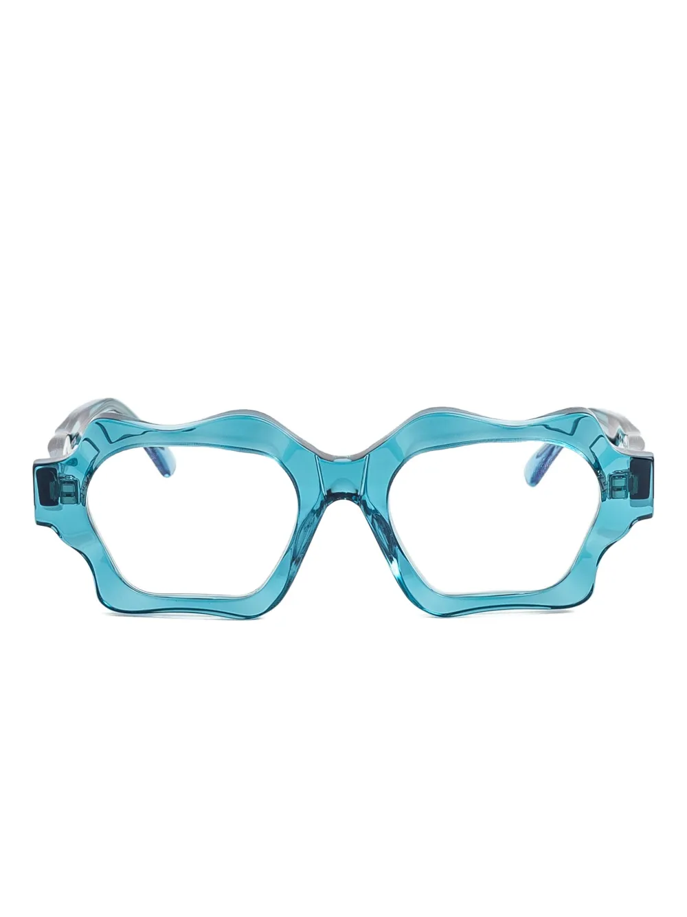 Kuboraum G6 sculptural-frame glasses | Blue | Image 1