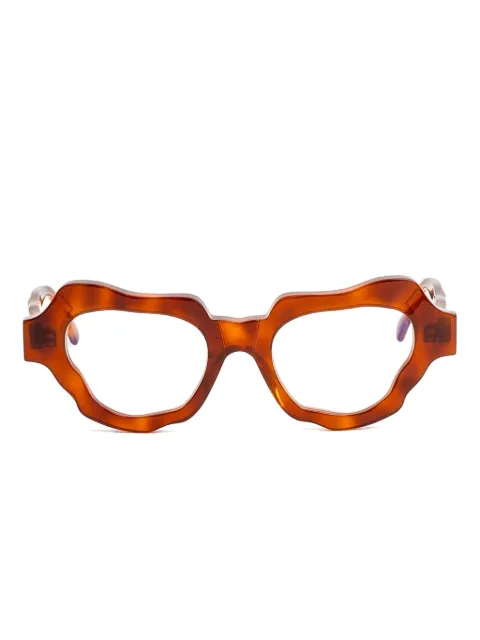 Kuboraum G2 sculpted-frame glasses