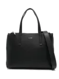 Calvin Klein leather tote bag - Black
