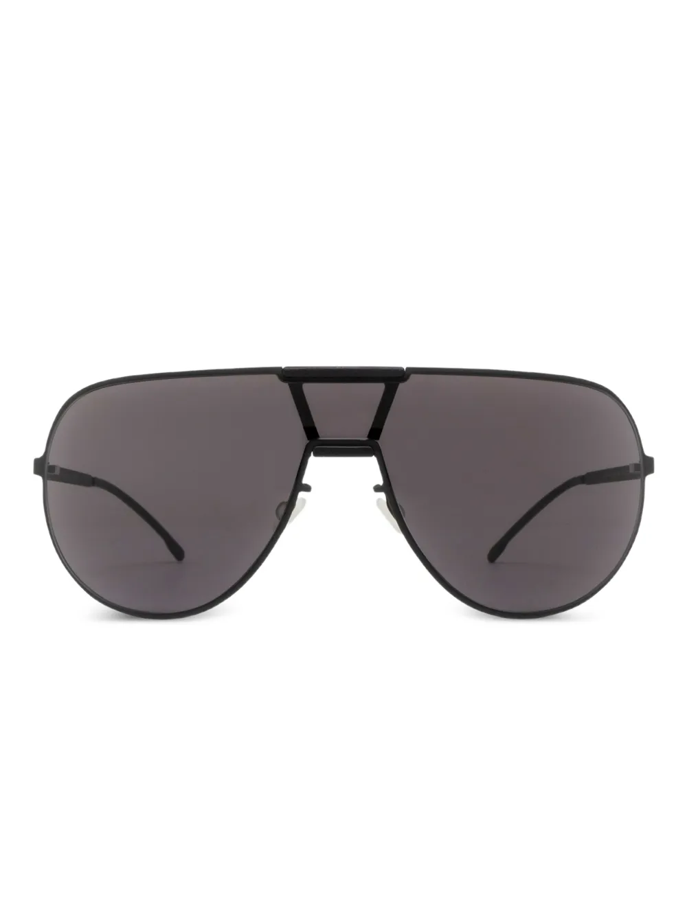Mykita MR005 zonnebril met geometrisch montuur Zwart