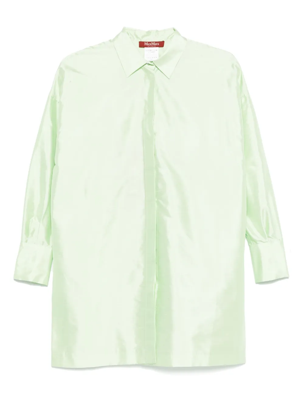 Max Mara Zijden blouse Groen