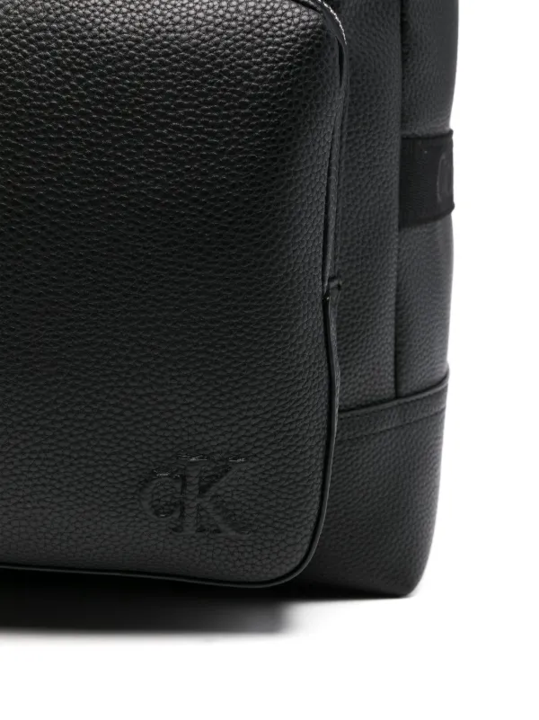 Calvin Klein Leather Backpack Black FARFETCH IN