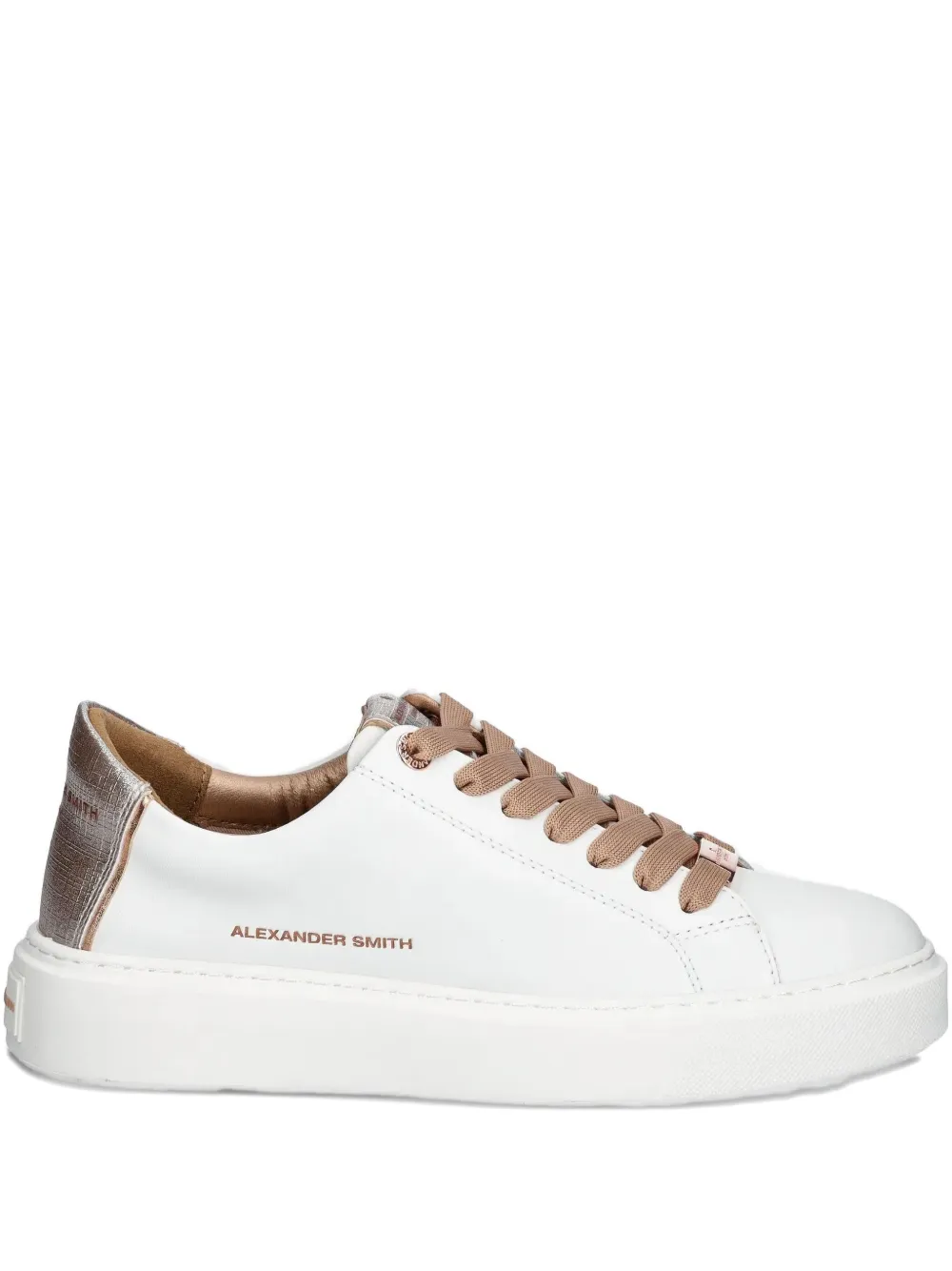 Alexander Smith Leren sneakers Wit