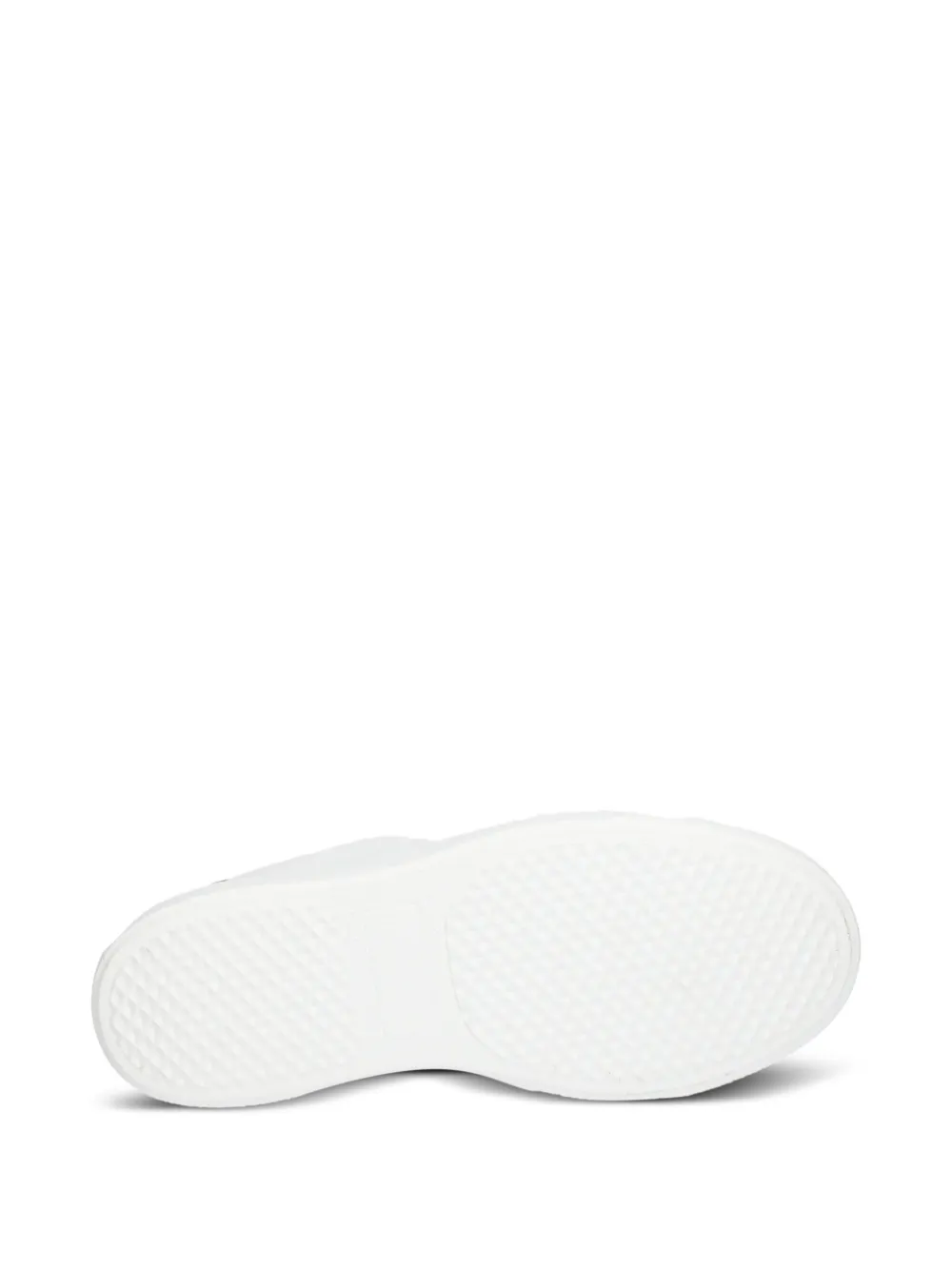 Alexander Smith leather lace-up sneakers White