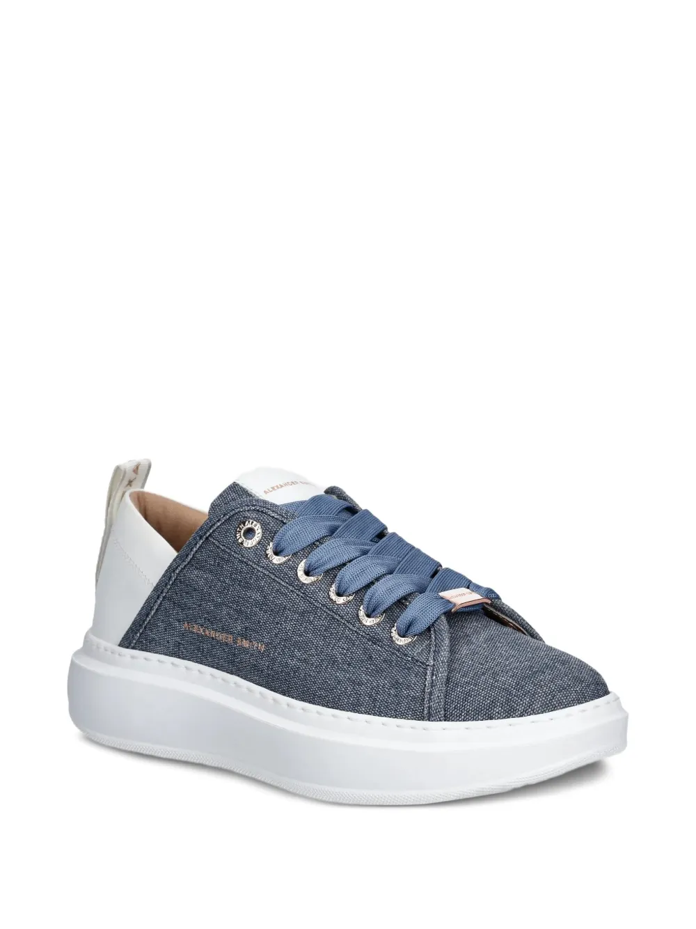 Alexander Smith Sneakers met plateauzool - Blauw