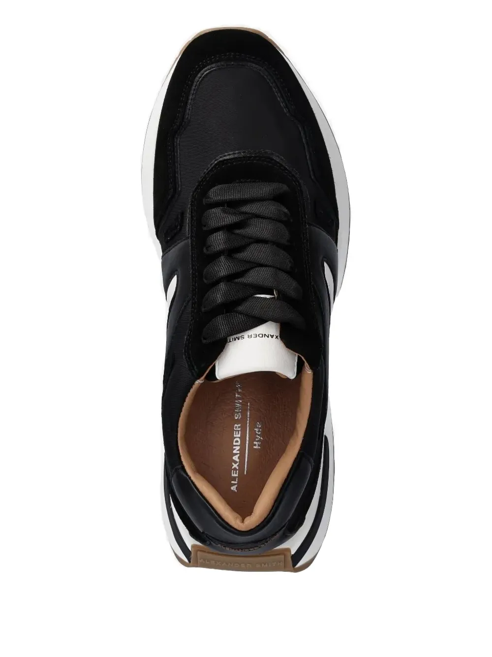 Alexander Smith Sneakers met vlakken en veters BLK