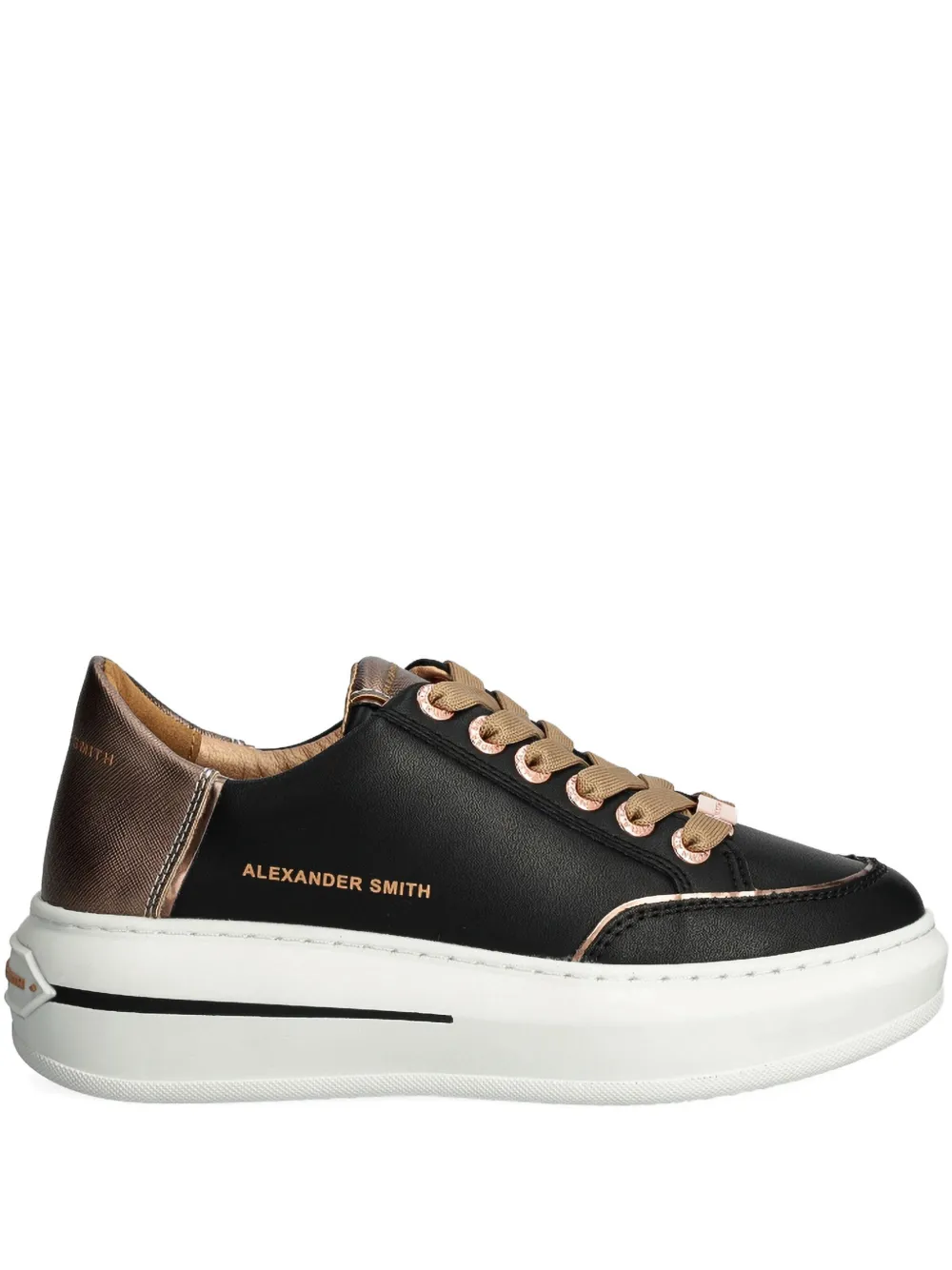 Alexander Smith Sneakers met plateauzool Zwart