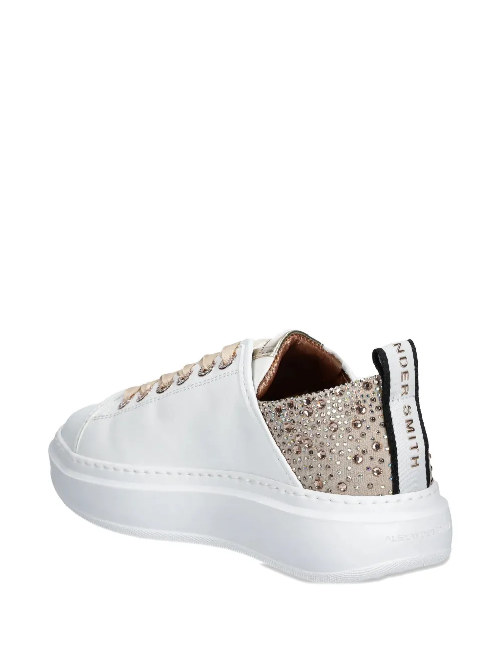 Alexander Smith Sneakers Mit Kristallen In White