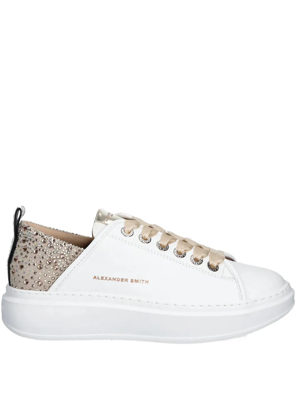 Alexander Smith Sneakers Mit Kristallen In White