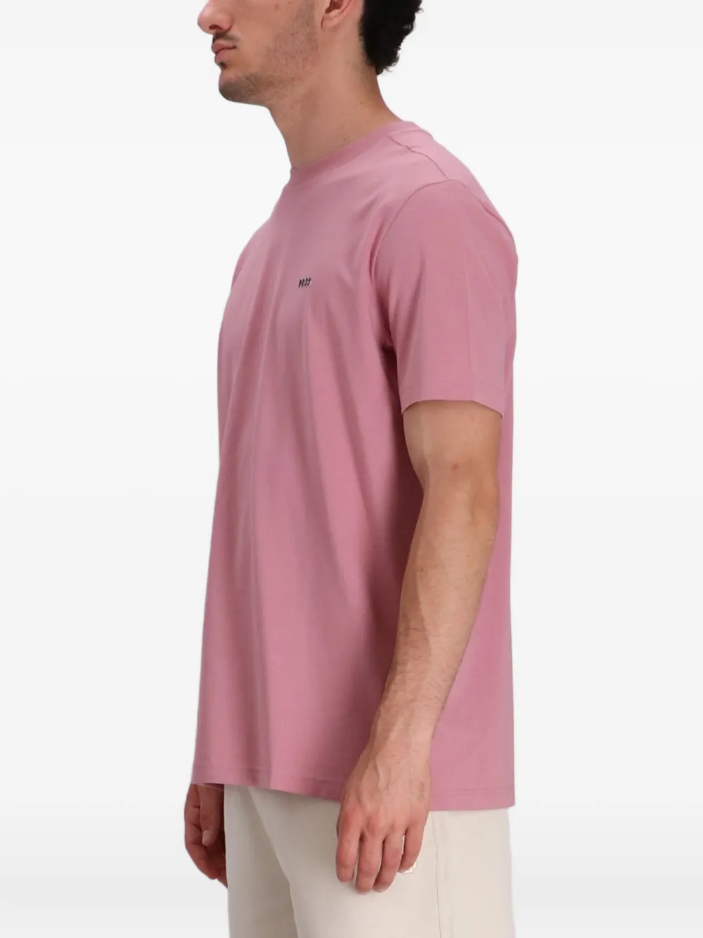 BOSS T-shirt met geborduurd logo Roze