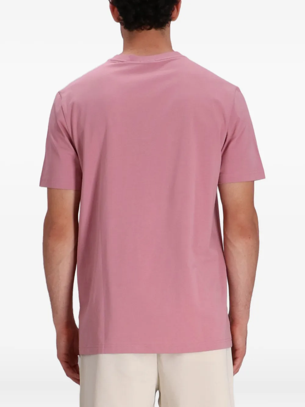 BOSS T-shirt met geborduurd logo Roze