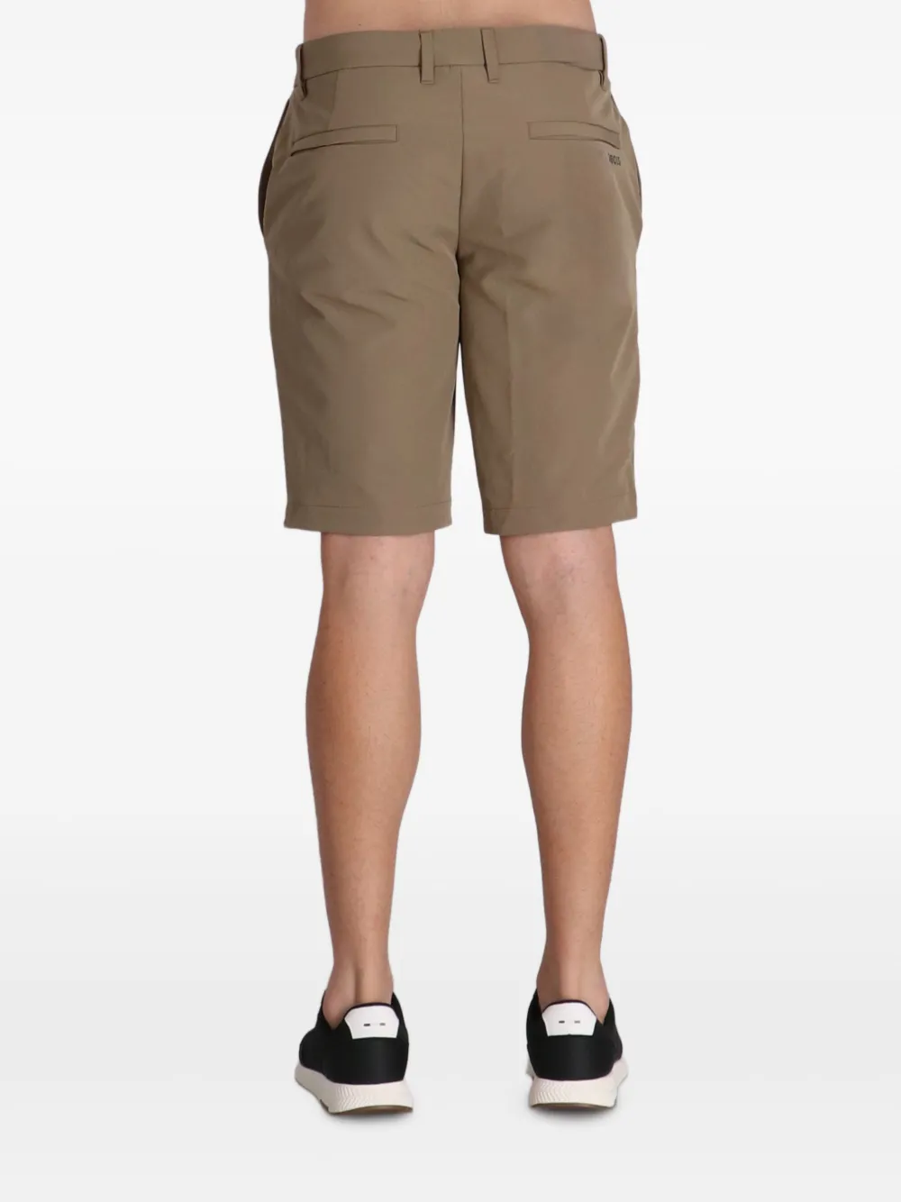 Hugo Boss Tailored Chino Shorts In Brown