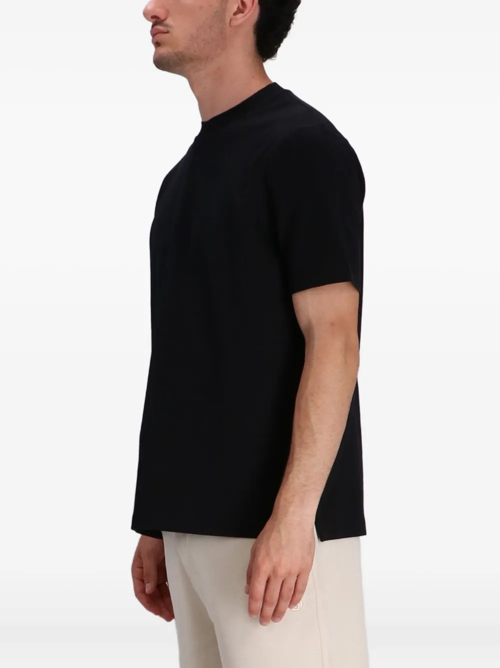 BOSS T-shirt met ronde hals Zwart
