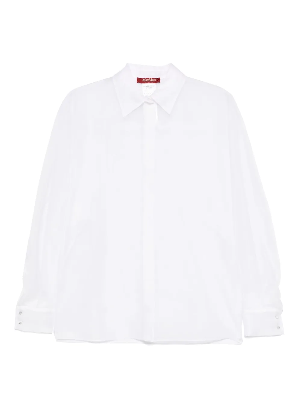 Max Mara Blouse met lange mouwen Wit