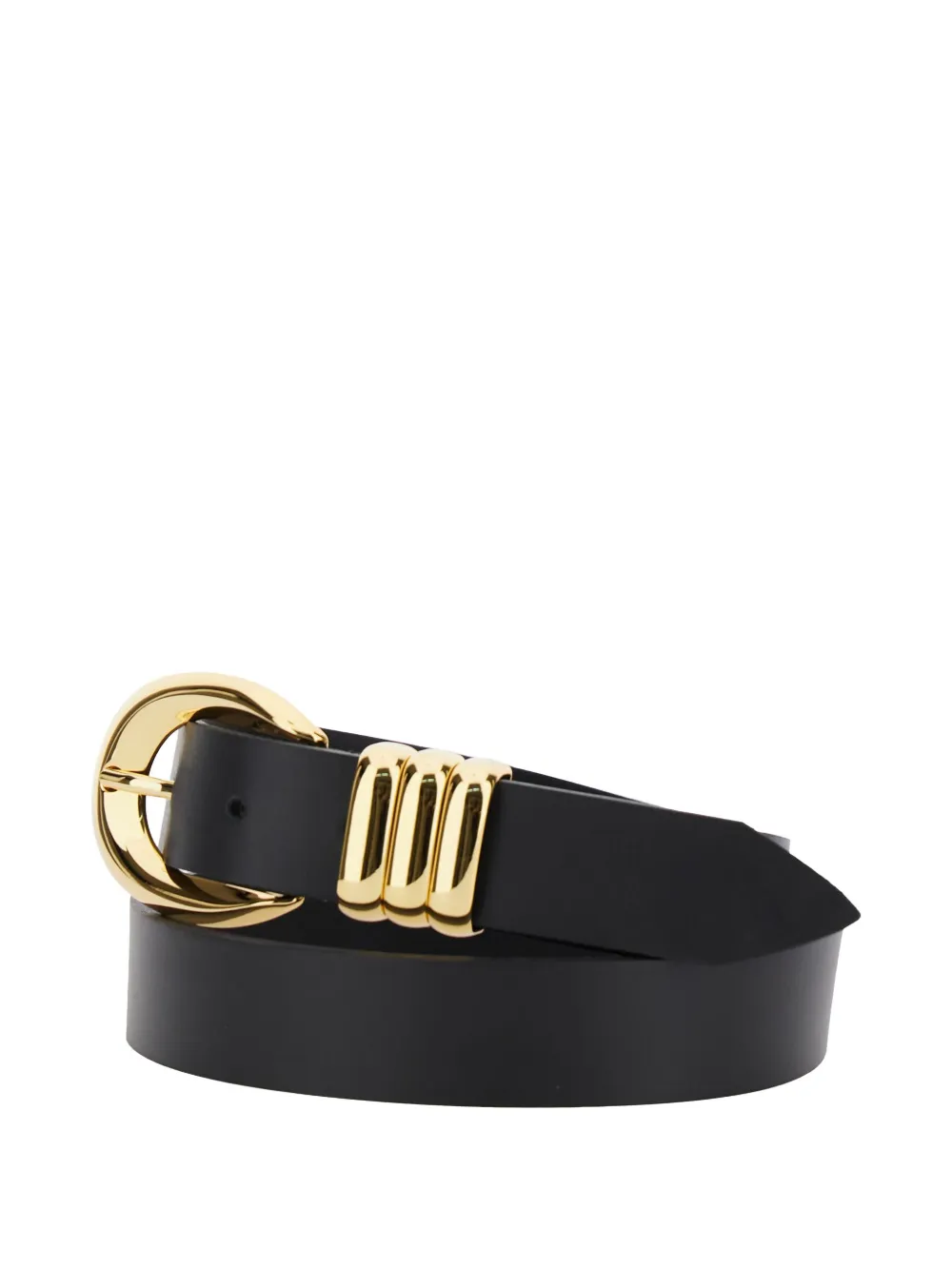 Federica Tosi Emily leather belt - Zwart