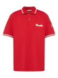 Moncler embroidered-logo polo shirt