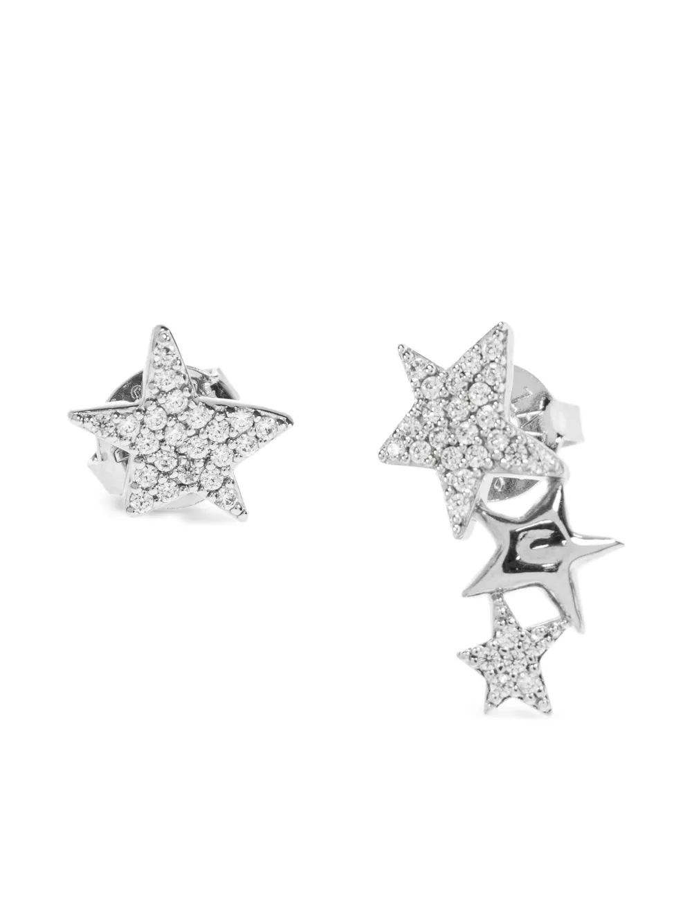Zadig&Voltaire star-shaped crystal-embellished earrings
