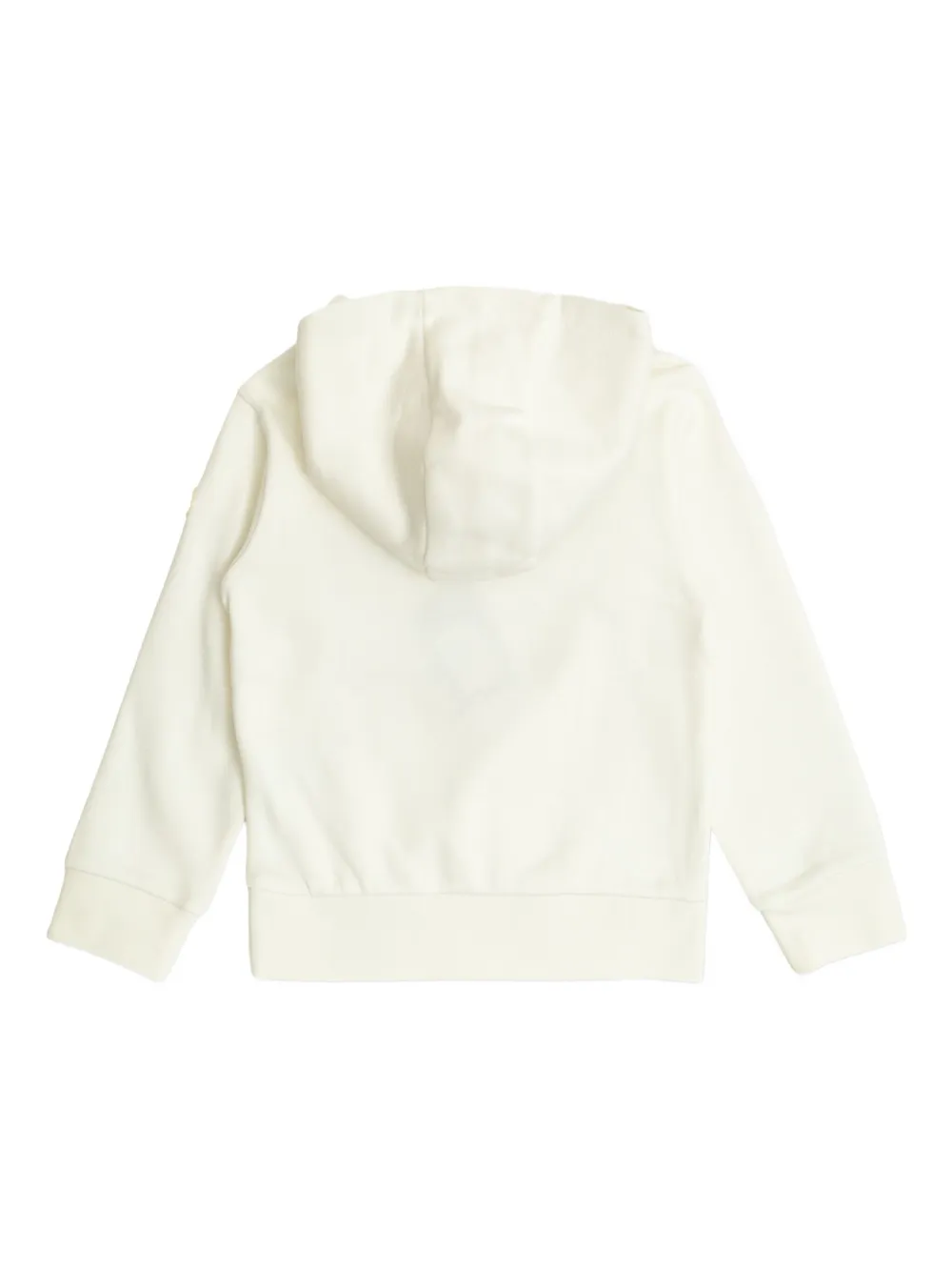 Moncler Enfant Hoodie met logoprint Wit