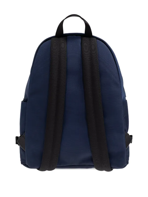 Moncler logo-patch Backpack | Blue | FARFETCH CA
