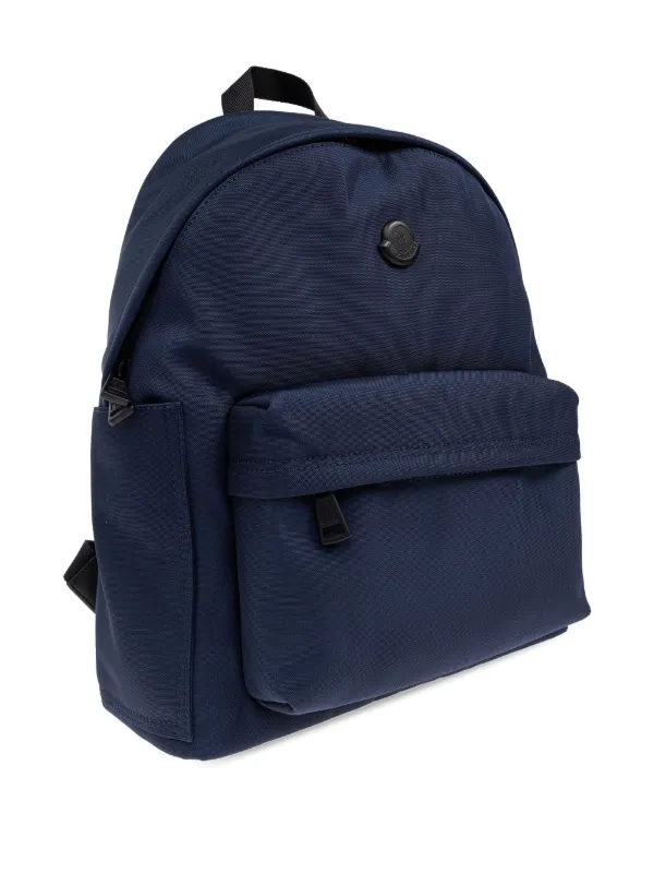 Moncler New Pierrick water-repellent logo-patch Backpack | Blue