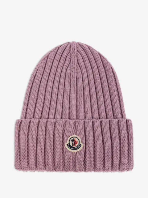 Moncler gorro tejido de canalé