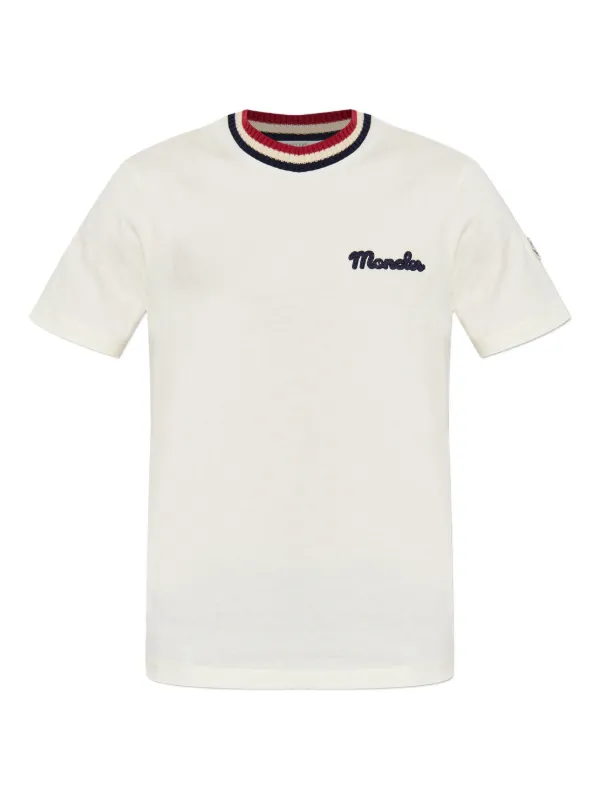 MONCLERホワイトＴシャツ 95cm ロゴ刺繍付き 30621043_59561385_600.jpg