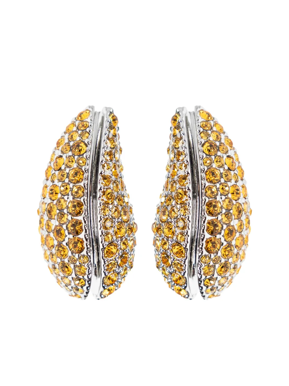 Tory Burch crystal-embellished earrings - シルバートーン Tory Burch crystal-embellished earrings - シルバートーン