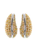 Tory Burch crystal-embellished earrings - Silver