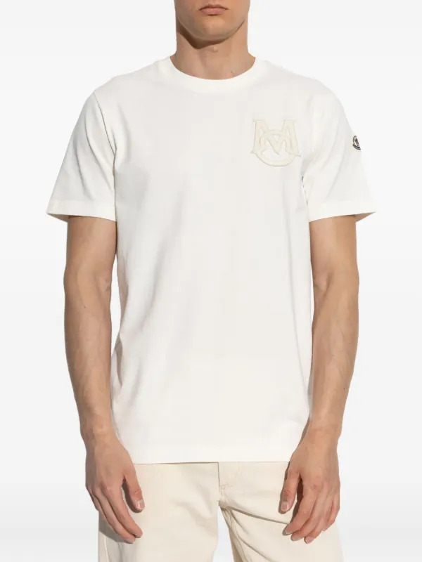 Moncler ロゴ Tシャツ | ホワイト | FARFETCH JP