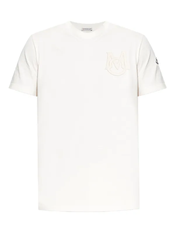 Moncler ロゴ Tシャツ | ホワイト | FARFETCH JP