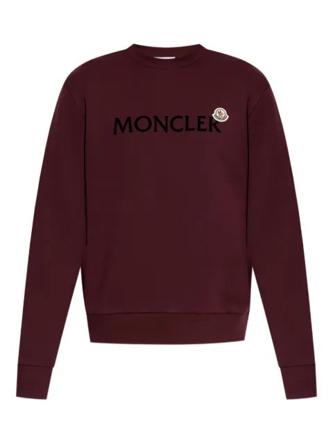 Moncler sudadera con logo estampado