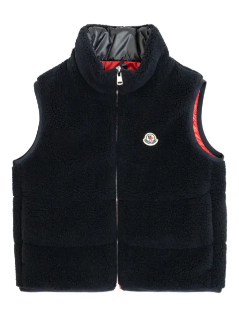 Moncler Enfant logo-patch gilet