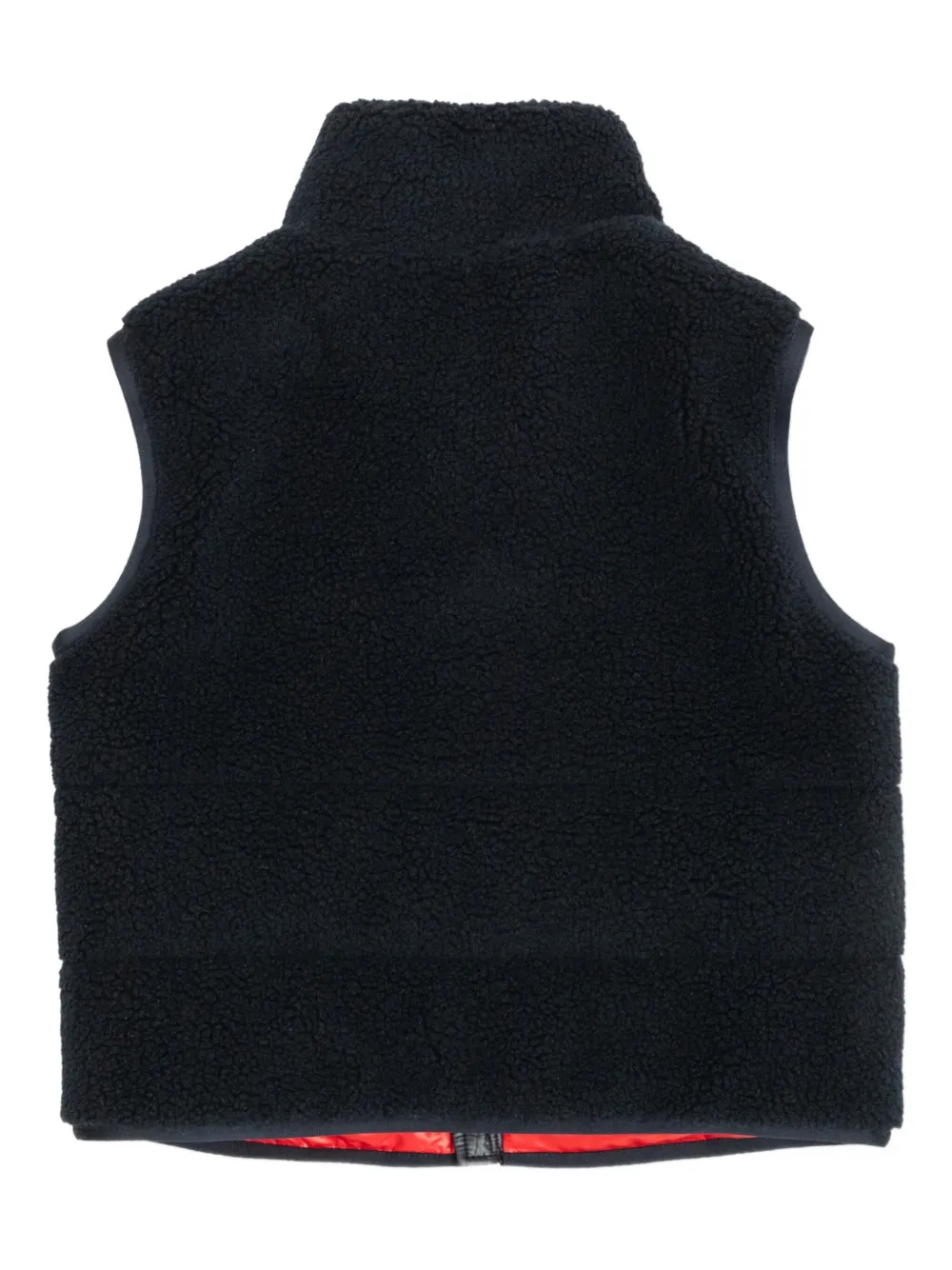 Moncler Enfant Gilet met logopatch Blauw