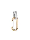 EÉRA 18K white and yellow gold Anima Small single earring - Silver