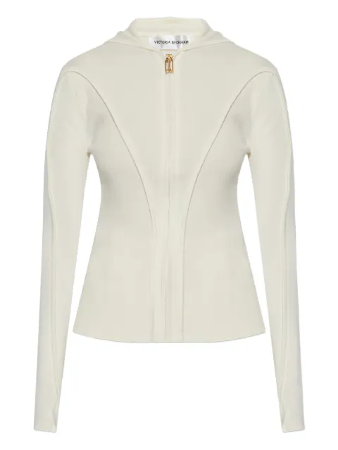 Victoria Beckham zip-up hooded jacket