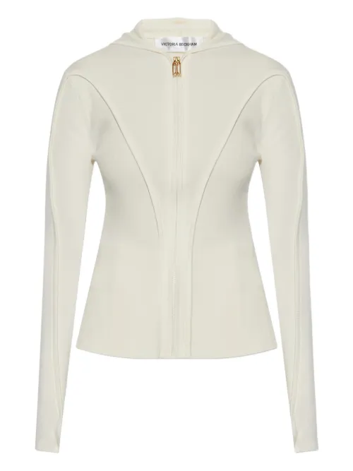 Veste zippée à capuche - Victoria Beckham - Modalova