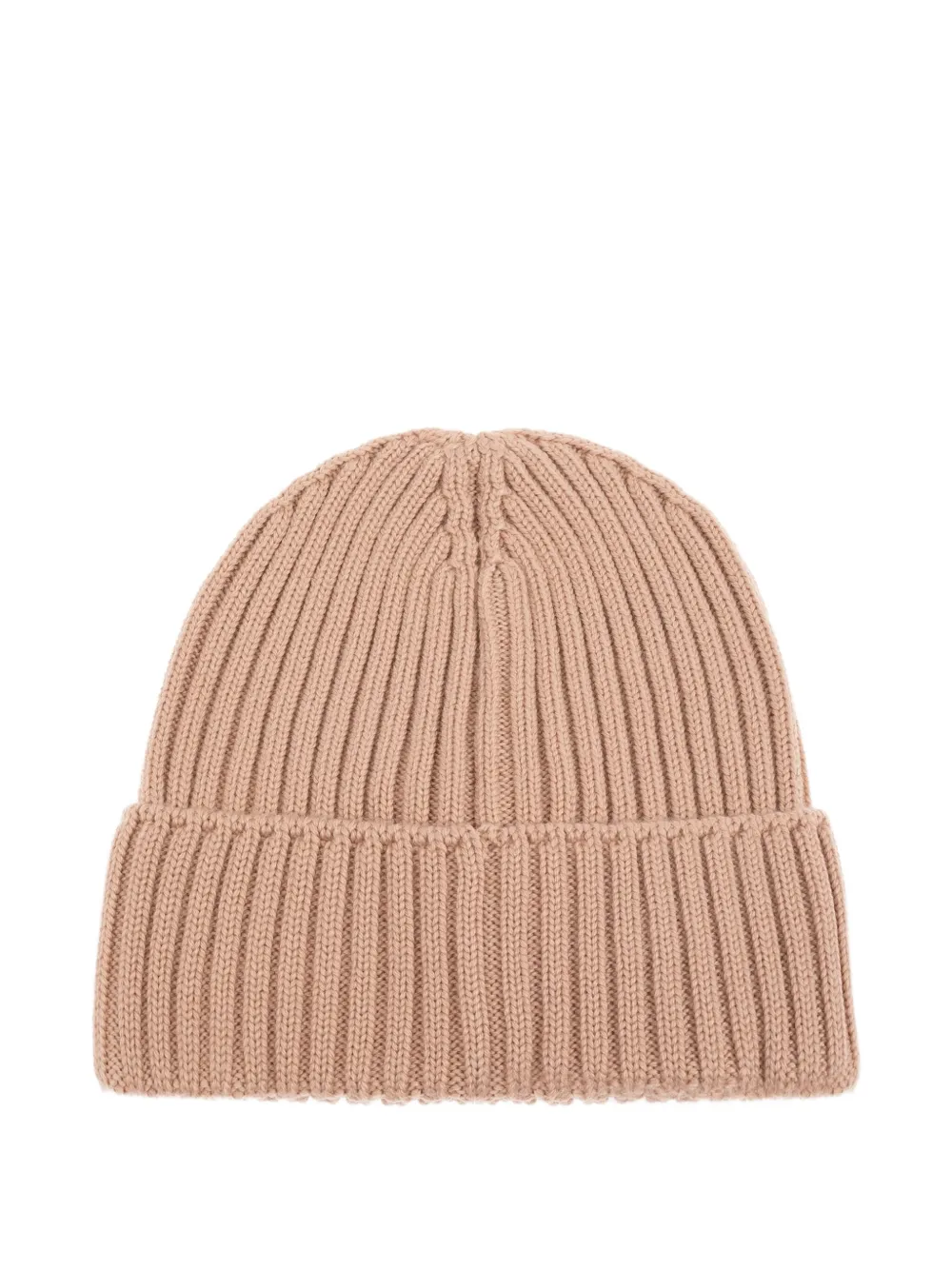 Moncler Enfant Ribgebreide muts Beige