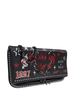 Zadig & Voltaire クラッチバッグ Rock Clutch Dark Pink Leather | Zadig&Voltaire