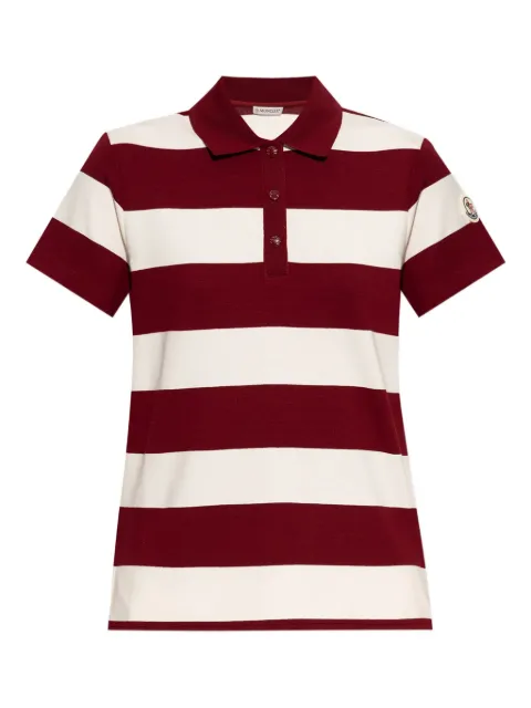 Moncler striped polo shirt
