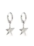 Zadig&Voltaire star-charm hoop earrings - Silver