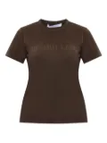 Helmut Lang logo-print T-shirt - Brown
