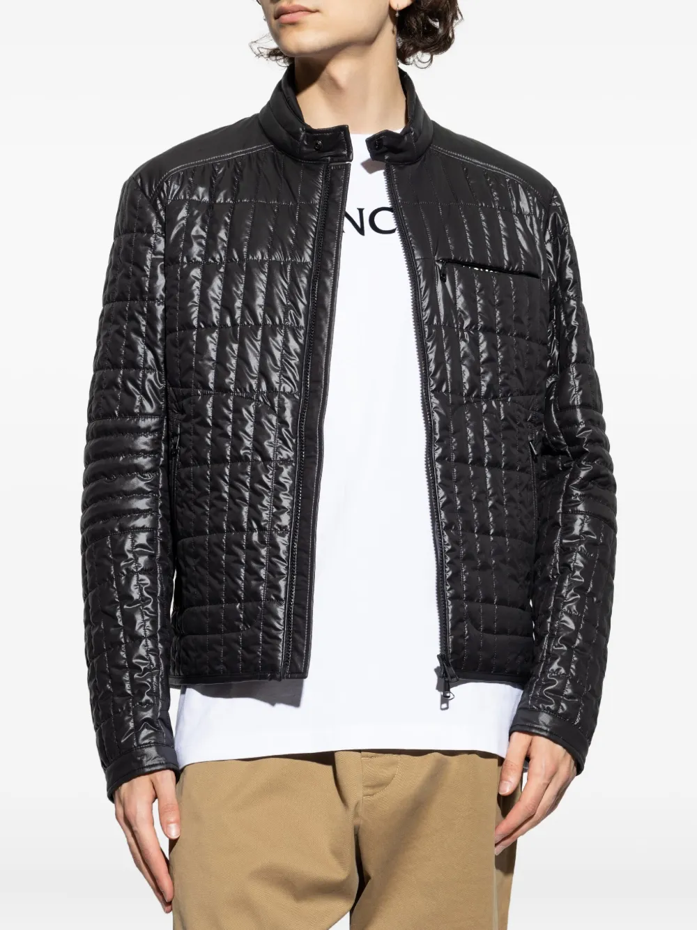 Moncler Lasne jack Zwart