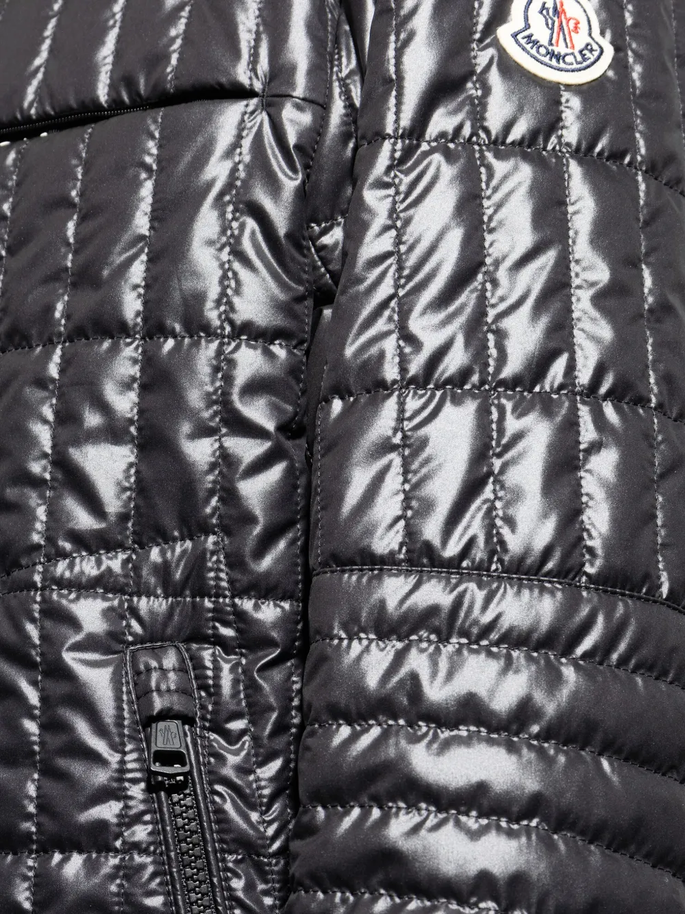 Moncler Lasne jack Zwart