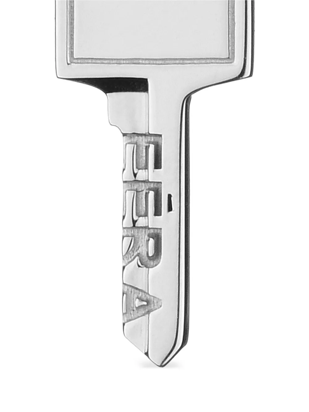 Eéra 18k White Gold Key Small Earring In Metallic