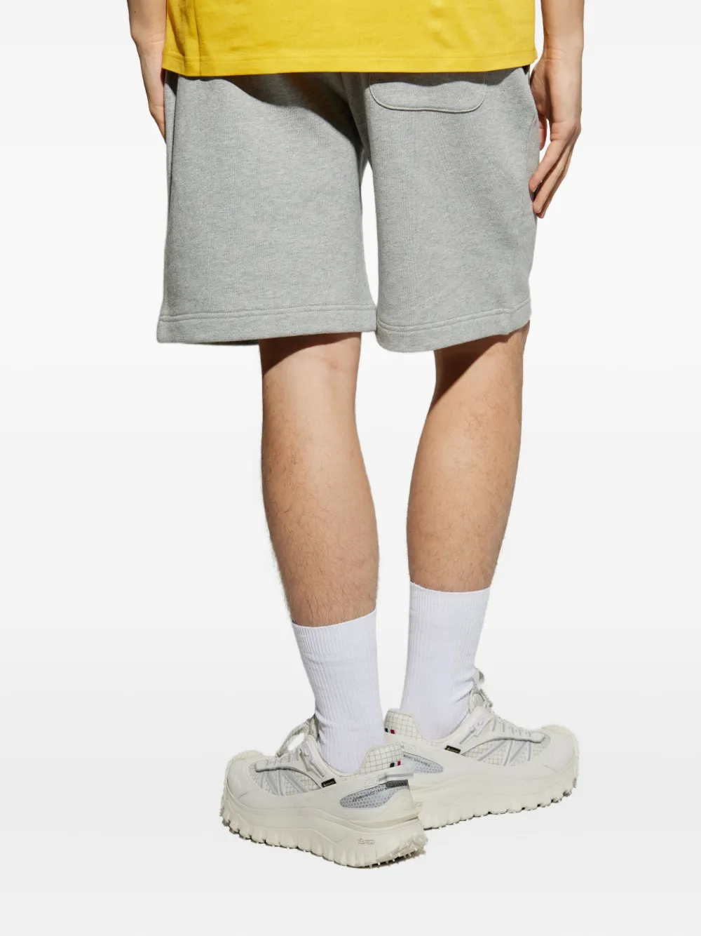 Moncler Shorts met trekkoordtaille Grijs
