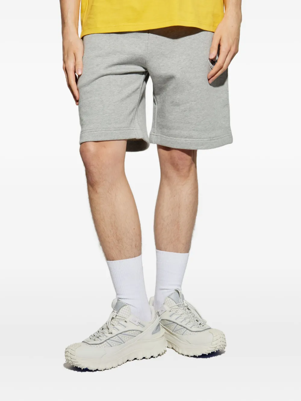 Moncler Shorts met trekkoordtaille Grijs